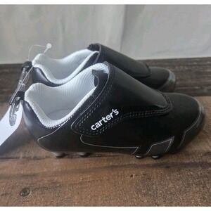 Carter's Fica Sport Cleat Soccer Shoes Unisex Black Toddler Sz 8M NWT